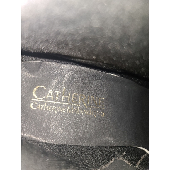 Black Catherine Maladrino Knee High Snake Boots 👢 🐍 - Picture 7 of 8